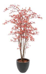Plante artificielle Aralia Plastique UV (rable) - intrieur extrieur - H.180cm rouge