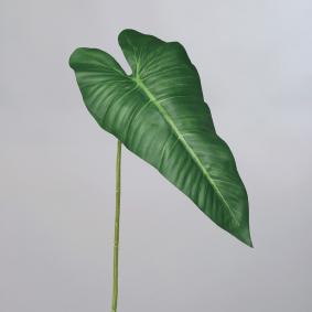 Feuille artificielle de Philodendron - dcoration d'intrieur - H.108cm vert