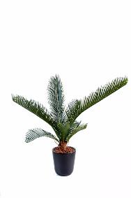 Palmier artificiel Cycas baby 10 feuilles - intrieur extrieur - H.60cm vert