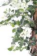 Arbre artificiel fleuri Bougainvillier - plante d'intérieur - H.180cm blanc