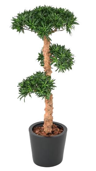 Arbre artificiel Podocarpus nuage - plante artificielle intérieur - H.110cm