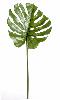 Feuille artificielle de Philodendron - décoration d'intérieur - H.75cm vert