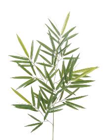 Branche artificielle Bambou Shiroshima feuillage panach - intrieur - H. 81 cm