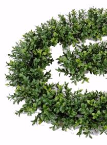 Guirlande artificielle de Buis - dcoration intrieur extrieur - H.180cm vert