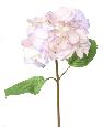 Fleur artificielle Hortensia - création bouquet fleur coupée - H.65 cm rose violet
