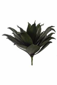 Plante artificielle Aloe vera en piquet - intrieur - H.48 cm vert