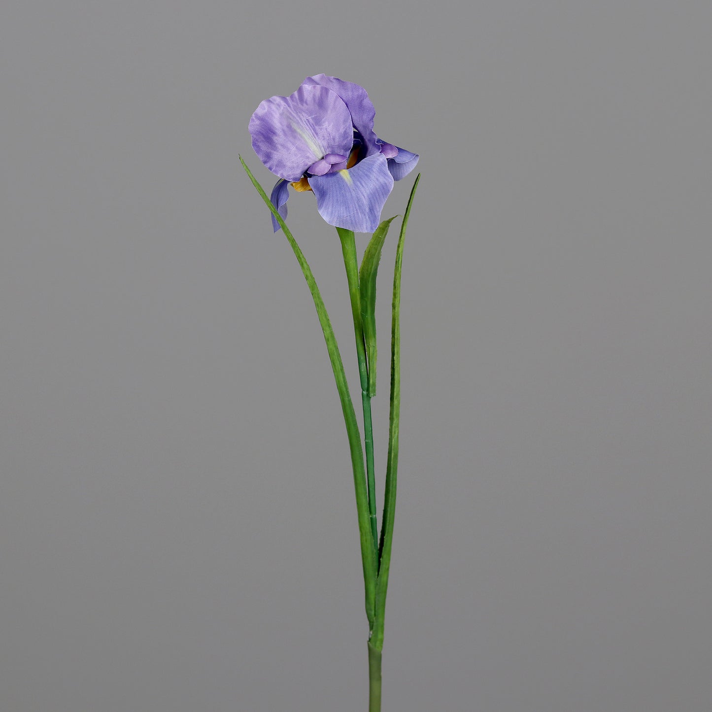 Fleur artificielle Iris - décoration d'intérieur - H. 60cm - violet