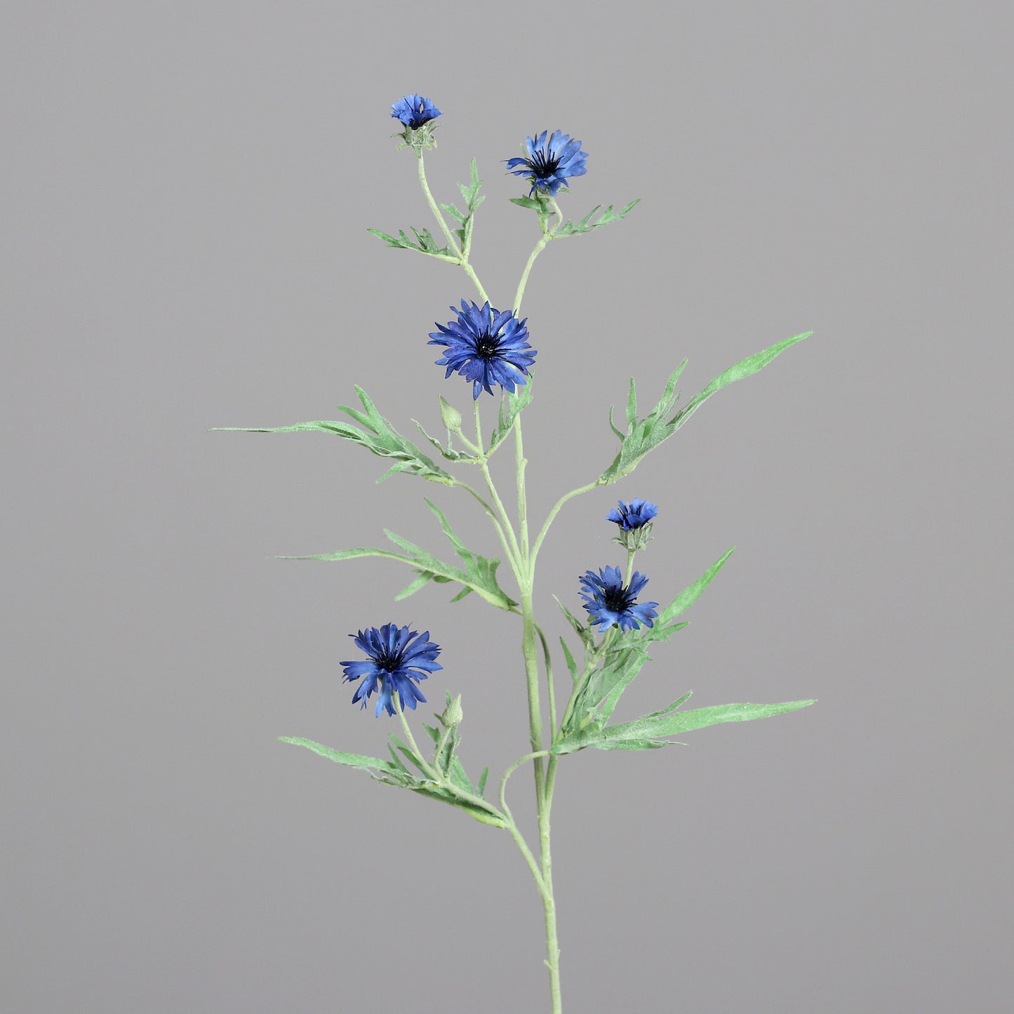 Fleur artificielle bleuet 6 fleurs - composition bouquet - H.91cm bleu