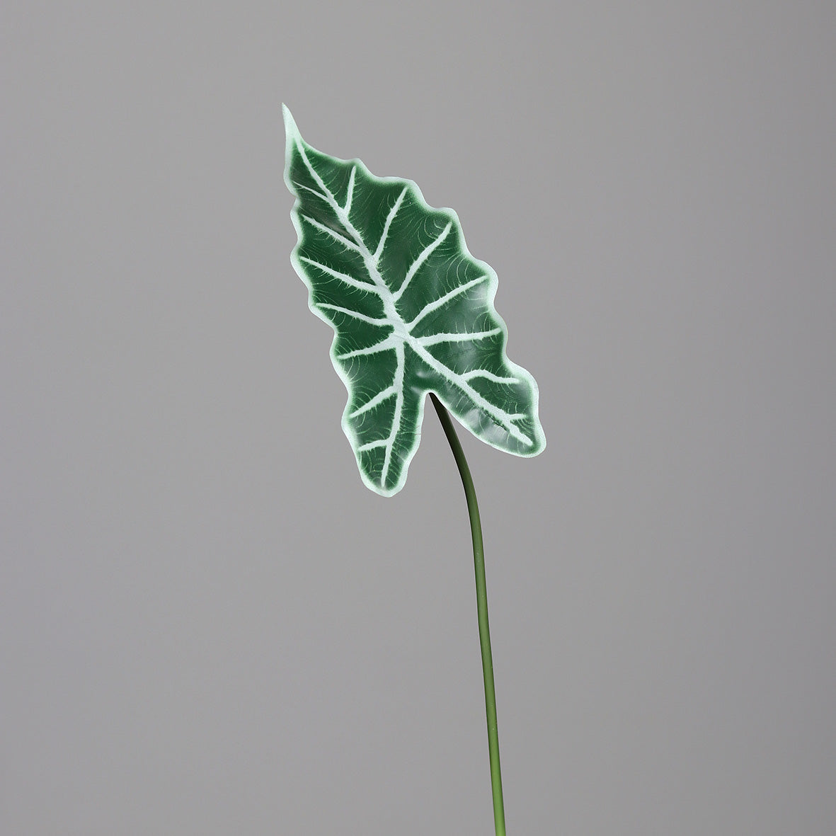 Feuille artificielle d'Alocasia - décoration d'intérieur - H.45cm - Vert