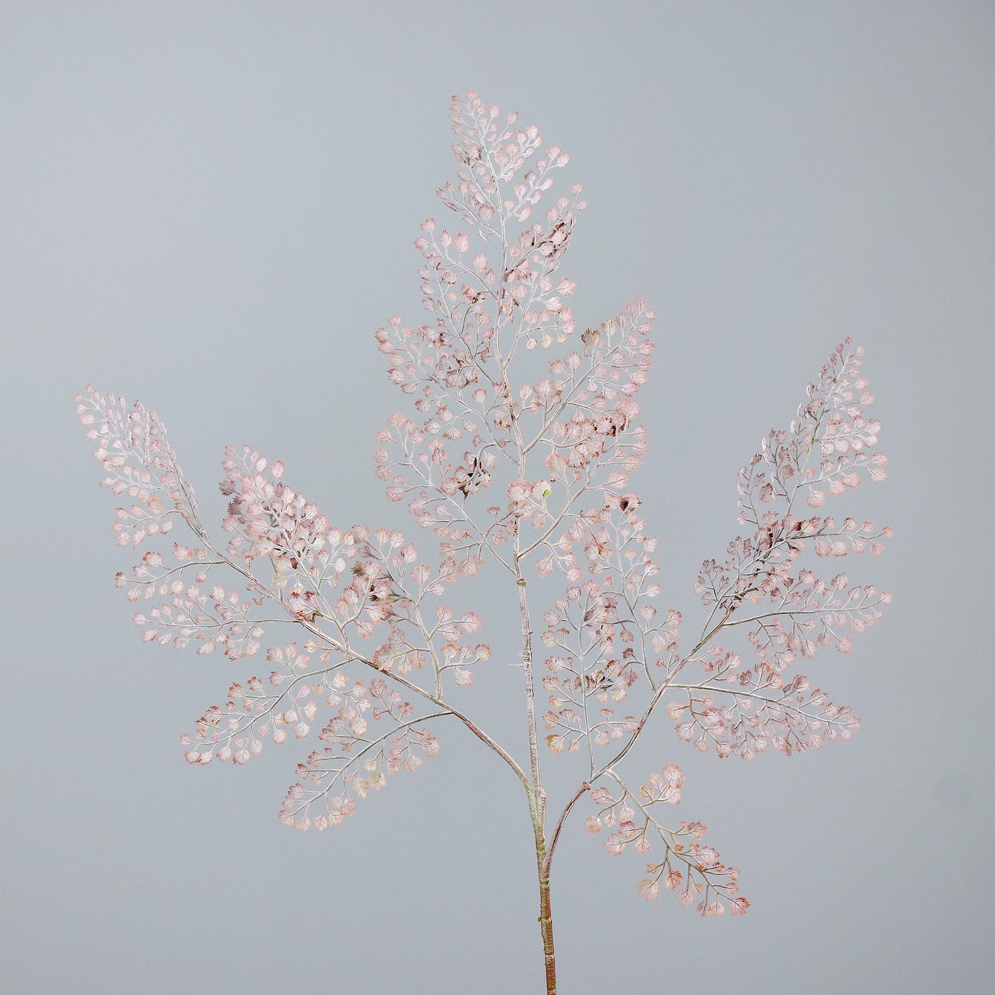 Branche de fougère artificielle aubergine - H.68 cm – 3 branches au feuillage délicat - Q3
