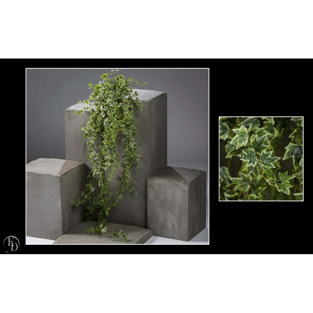 Feuillage artificiel chute de lierre - décoration d'intérieur - H.145 cm vert - S2