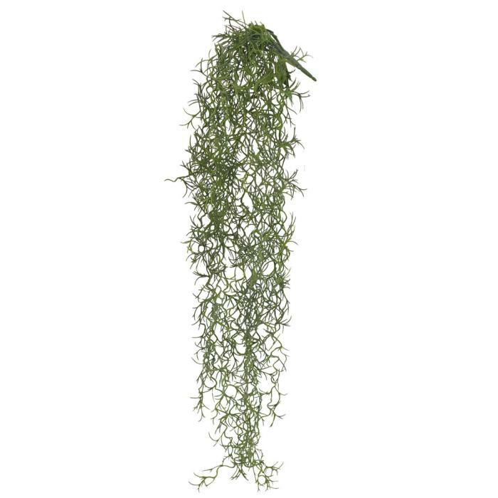 Feuillage artificiel chute de Tillandsia - mousse espagnole - H.69cm vert - Q3