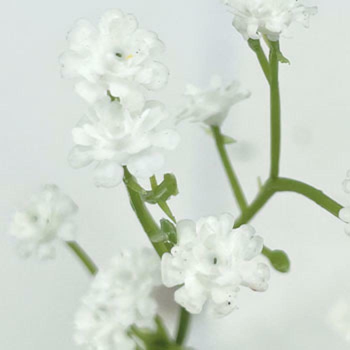 Fleur artificielle Gypsophile - composition bouquet - H.55cm blanc Q3