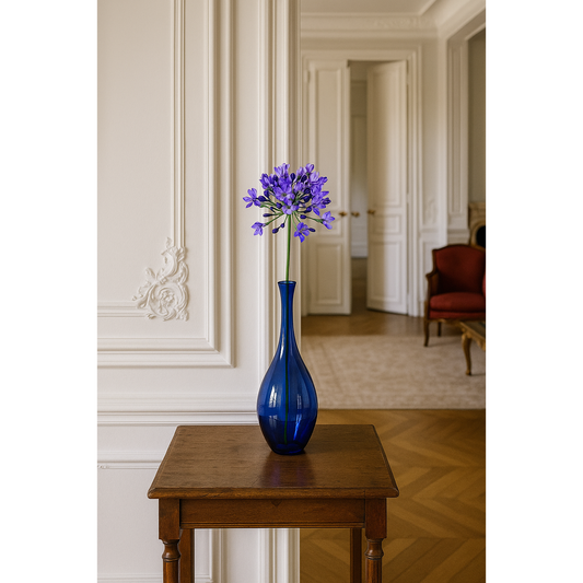 Fleur artificielle tige d'Agapanthe - composition bouquet - H.75cm - Lavande - R3