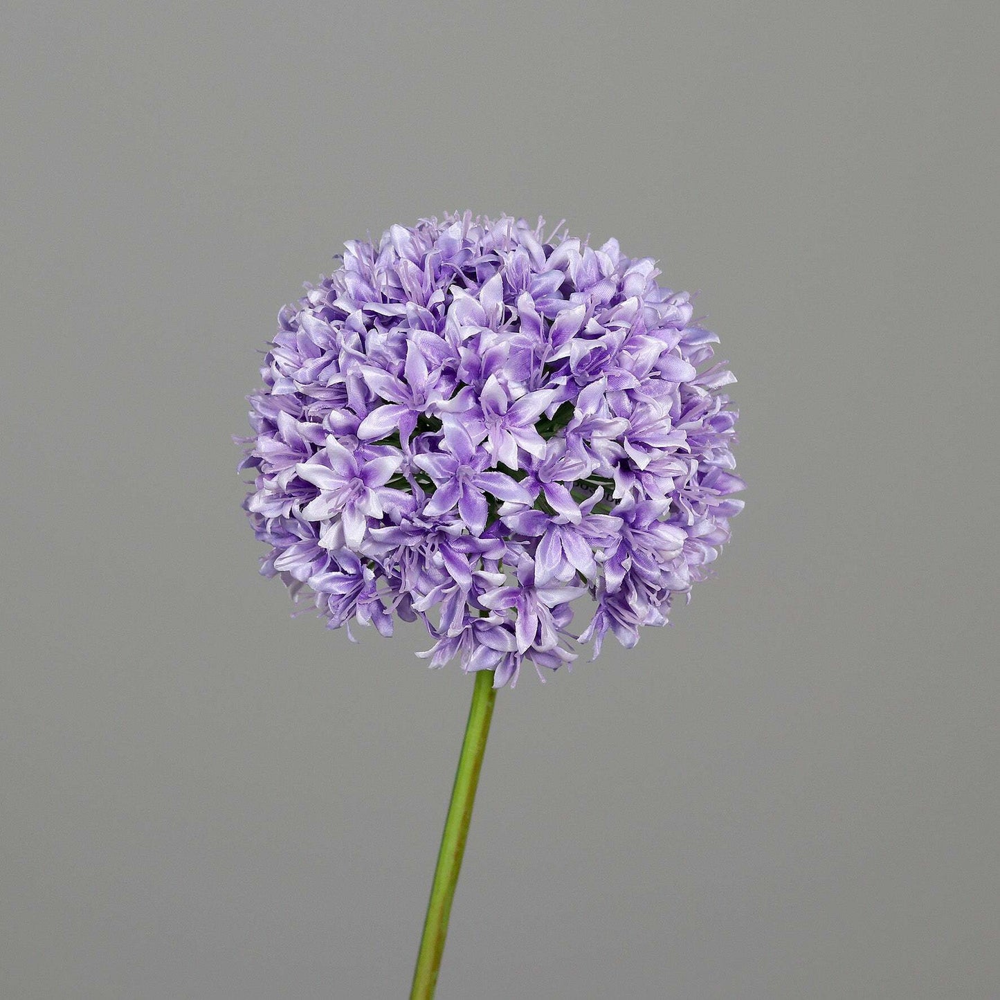 Fleur artificielle Allium tige d'ail d'ornement - composition bouquet - H.87 cm - Lavande