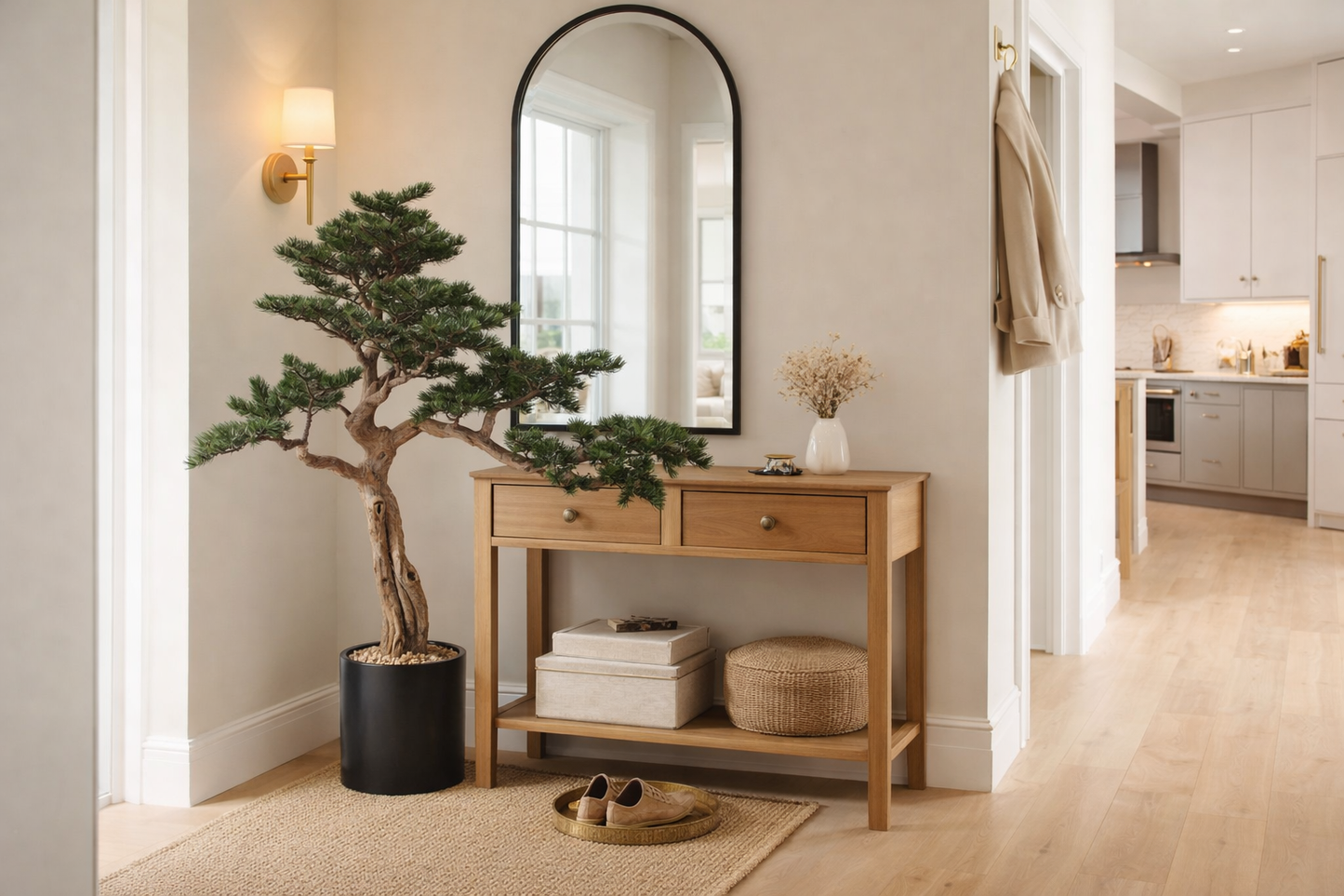 Bonsaï Pin Alpes Artificiel en Pot de 140cm - Arbre Artificiel Intérieur