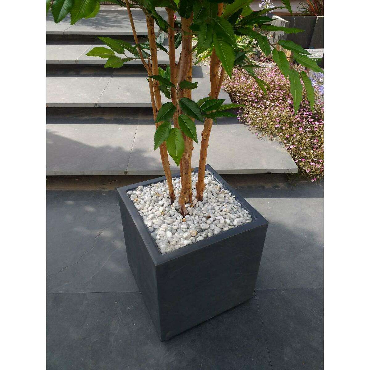 Arbre artificiel Charme 5 troncs - plante d'intérieur - H.150cm vert