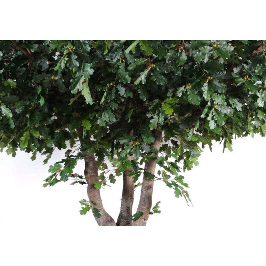 Arbre artificiel forestier Chêne - plante d'intérieur - H.620cm feuillage vert