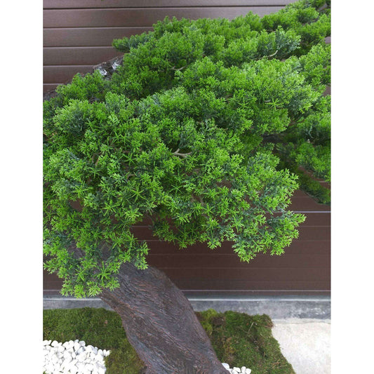 Arbre artificiel forestier Pin Bonsaï Luxe - décoration d'intérieur - H.300cm vert