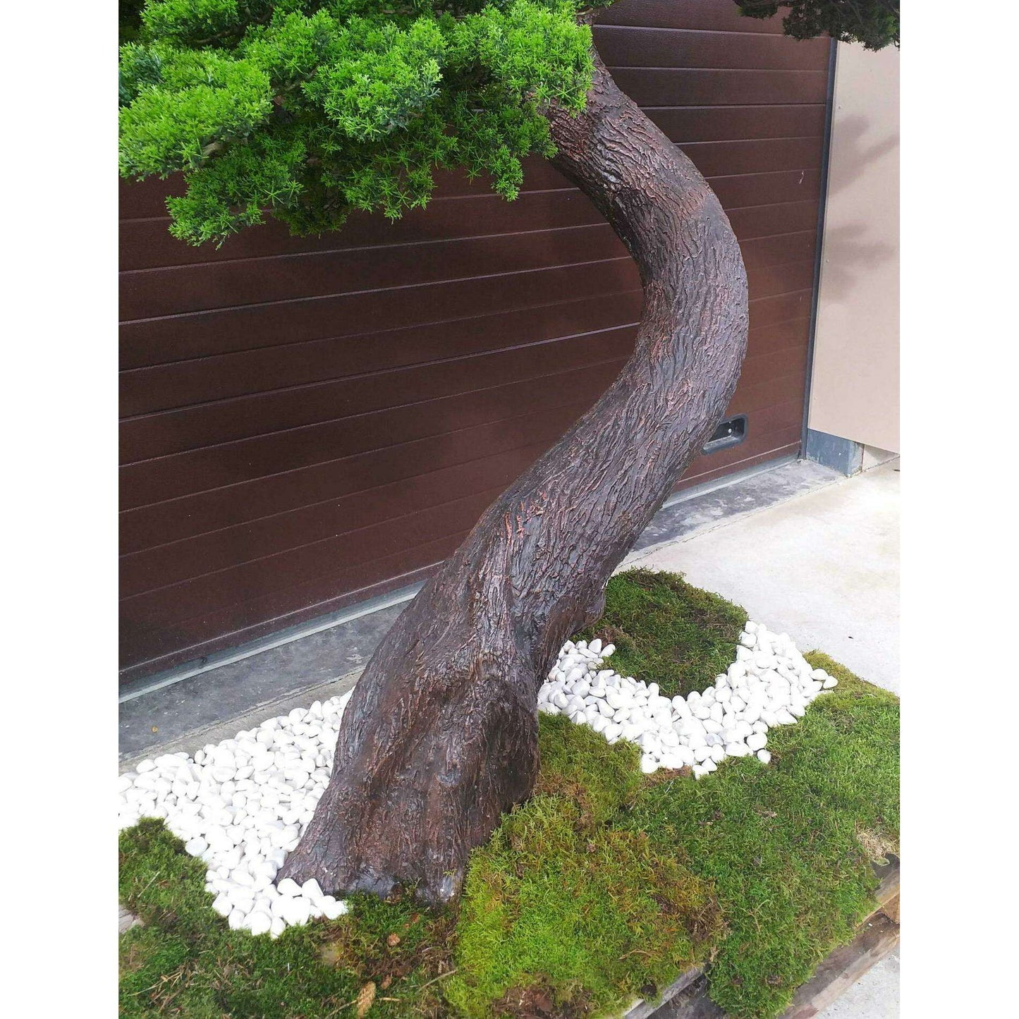 Arbre artificiel forestier Pin Bonsaï Luxe - décoration d'intérieur - H.300cm vert