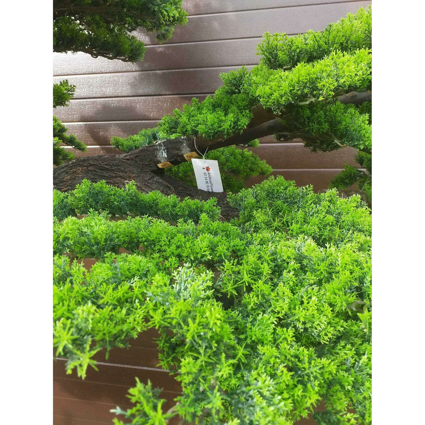 Arbre artificiel forestier Pin Bonsaï Luxe - décoration d'intérieur - H.300cm vert