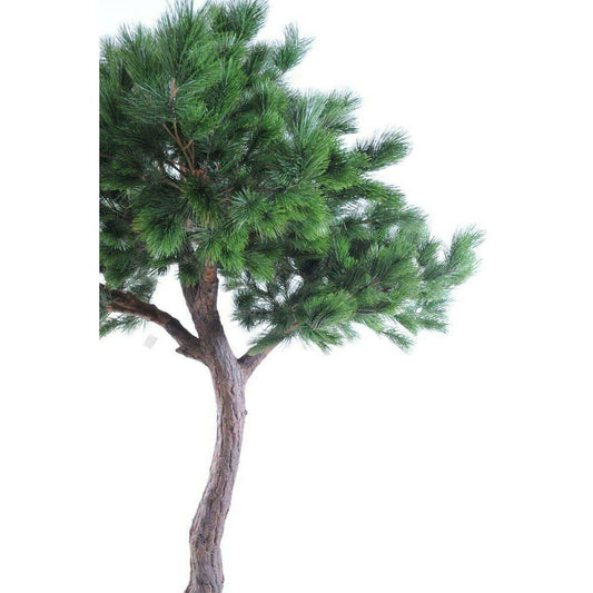 Arbre artificiel forestier Pin tête - arbre méditerranéen pour intérieur - H.280cm - P
