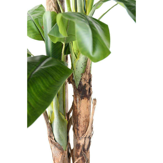 Arbre artificiel fruitier Bananier 3 troncs - intérieur - H.240cm vert