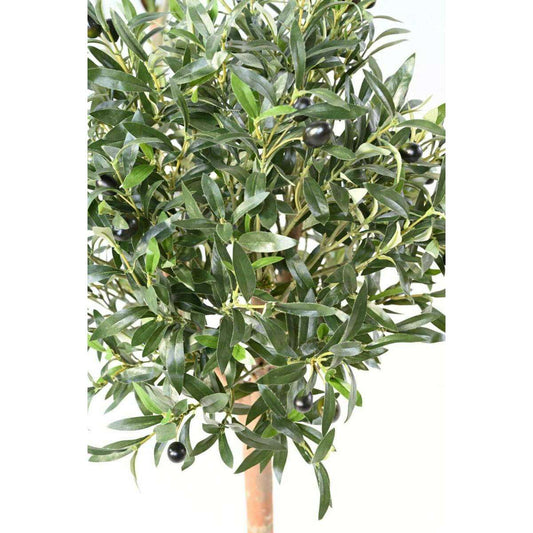 Arbre artificiel Olivier Eco - plante pour intérieur - H.110cm vert