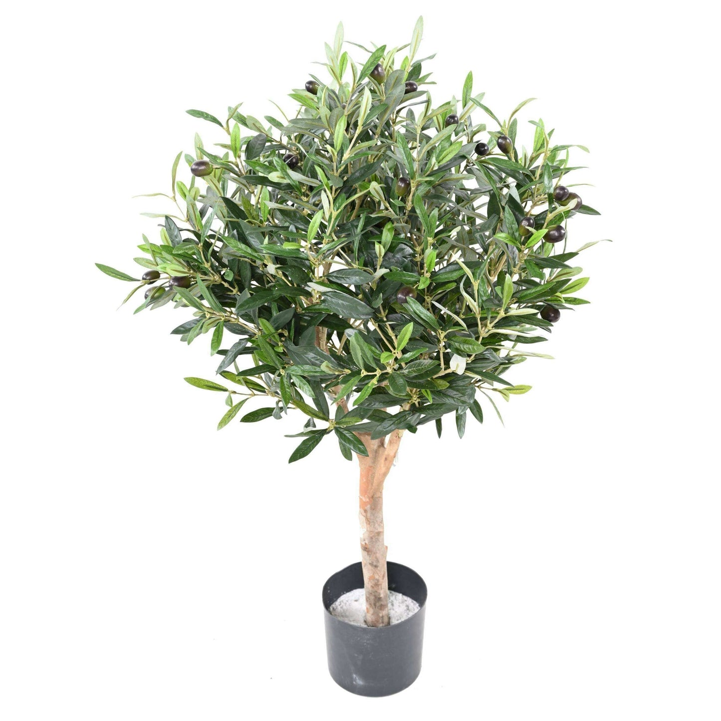 Arbre artificiel Olivier new ball tree - plante pour intérieur - H.90cm vert