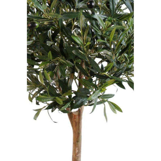 Arbre artificiel Olivier new ball tree - plante pour intérieur - H.90cm vert