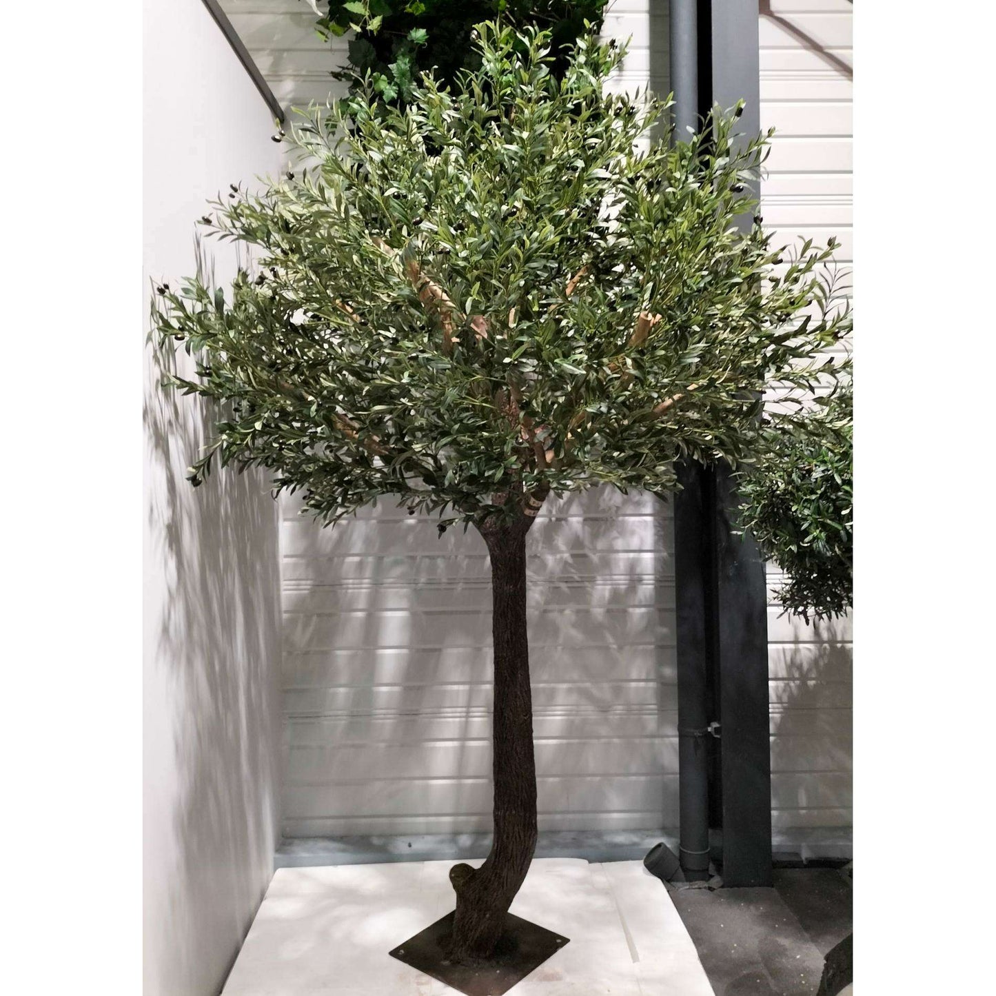 Arbre artificiel Olivier sur platine - plante pour intérieur - H.270cm