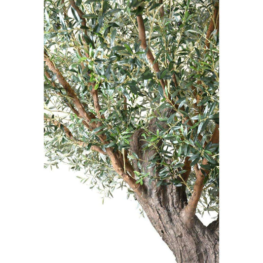 Arbre artificiel Olivier sur platine - plante pour intérieur - H.390cm