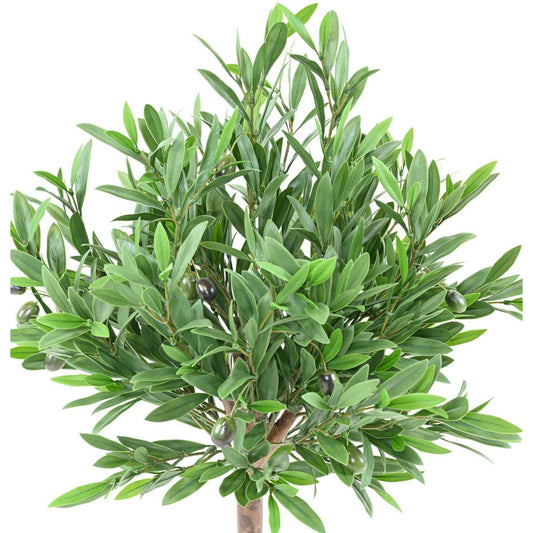 Arbre artificiel Olivier tête PLAST UV - aménagement extérieur - H.90cm