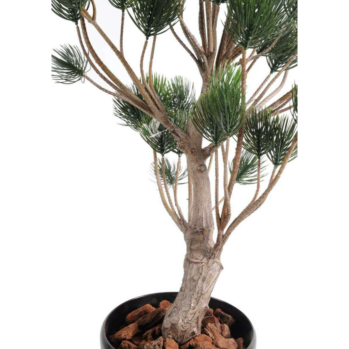 Arbre artificiel Pin de Garigue - plante synthétique intérieur extérieur - H.90cm
