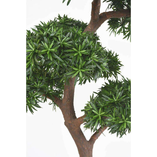 Arbre artificiel Podocarpus Bonsaï UV - intérieur extérieur - H.210cm