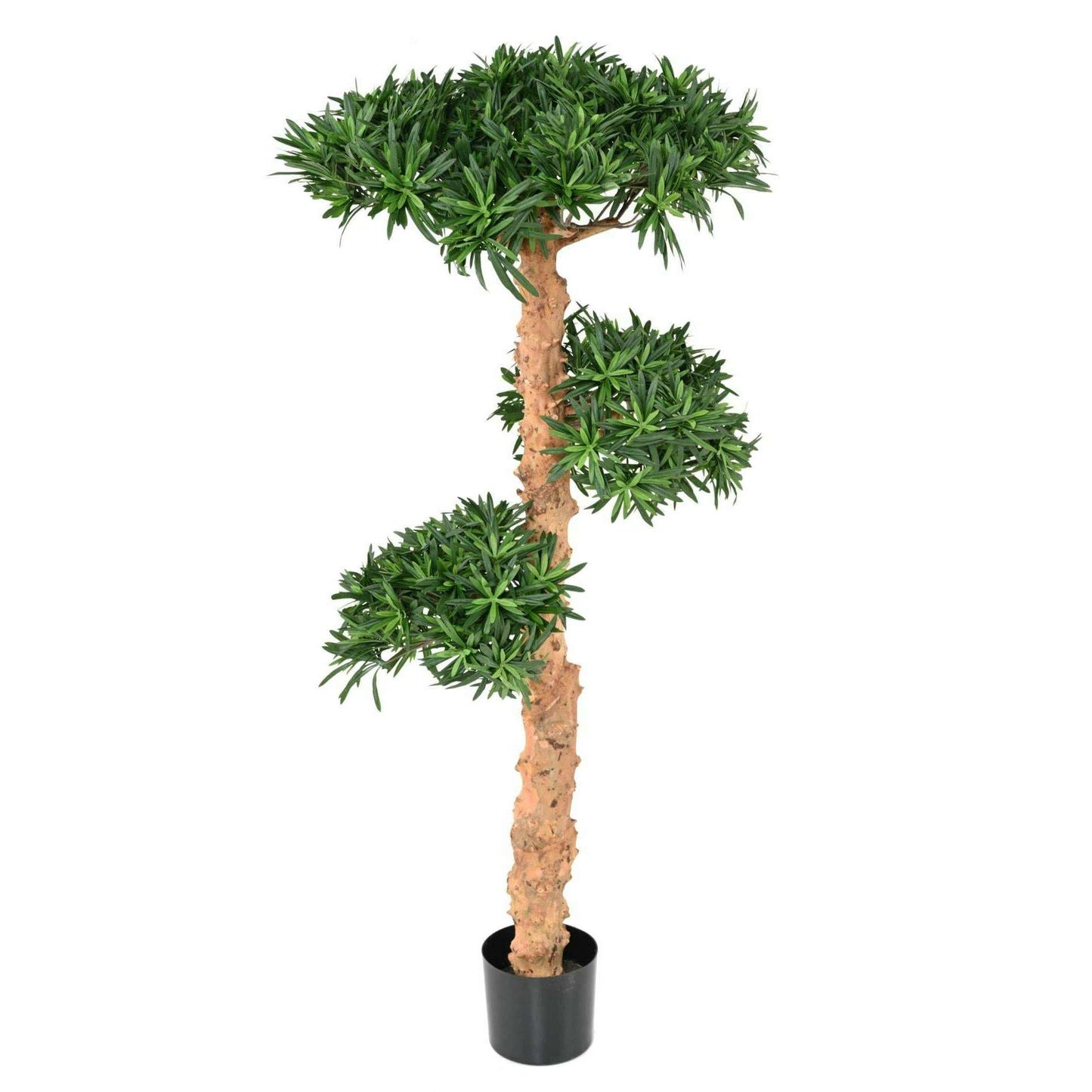 Arbre artificiel Podocarpus nuage - plante artificielle intérieur - H.110cm