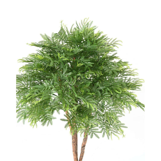 Arbre artificiel Tamarin UV (mimosa) - plante intérieur extérieur - H.110cm