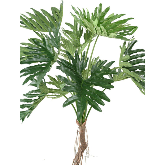 Arbre artificiel tropical Philodendron Selloum - plante d'intérieur - H.150cm