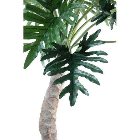 Arbre artificiel tropical Philodendron Selloum - plante d'intérieur - H.210cm vert