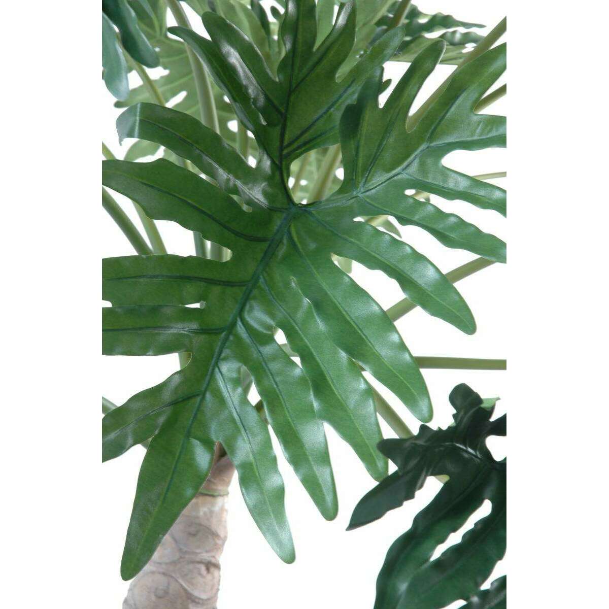 Arbre artificiel tropical Philodendron Selloum - plante d'intérieur - H.210cm vert
