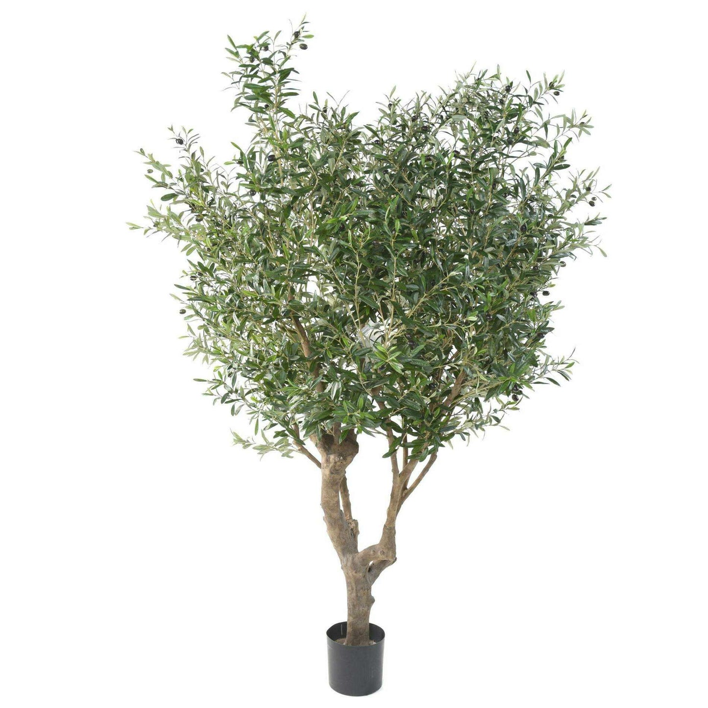 Arbre fruitier artificiel Olivier large - plante d'intérieur - H.215cm
