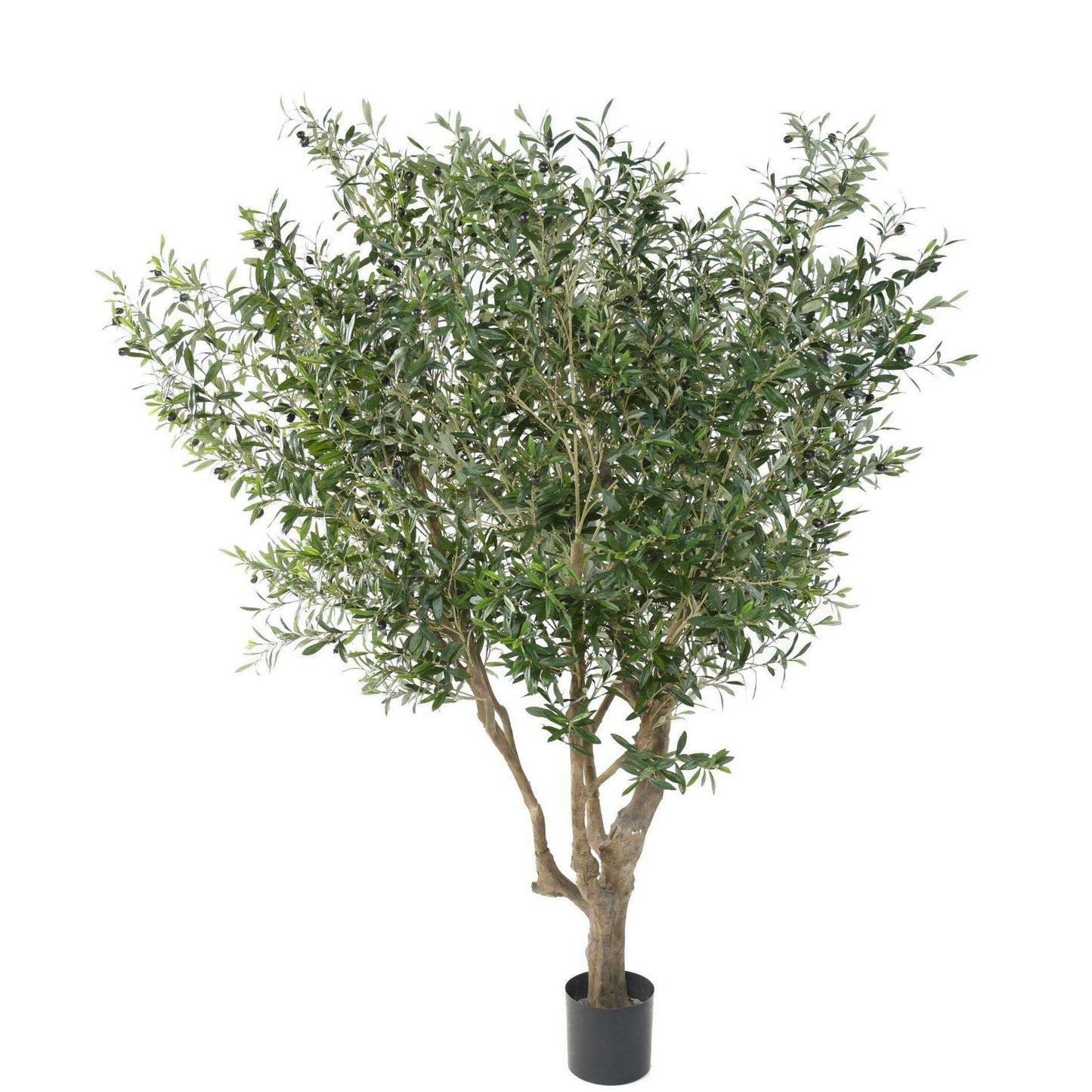 Arbre fruitier artificiel Olivier large - plante d'intérieur - H.215cm