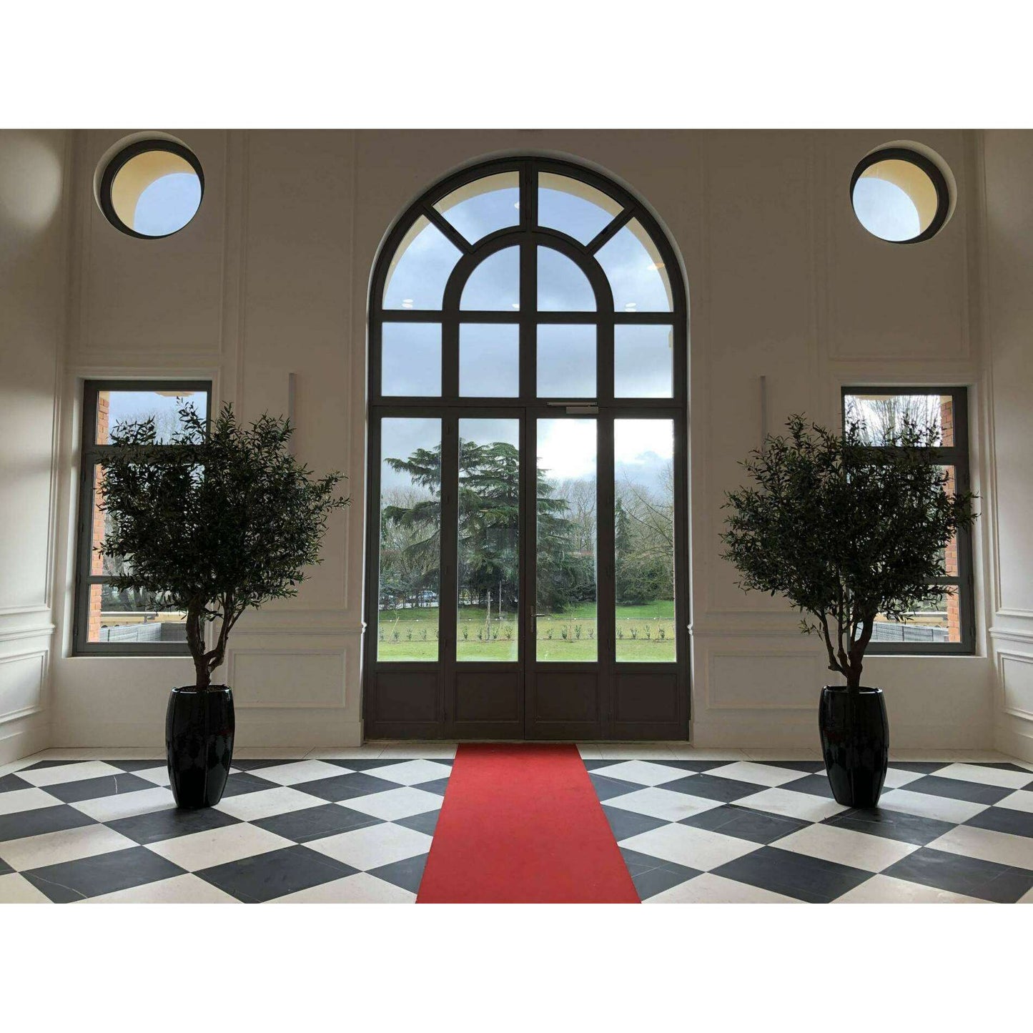 Arbre fruitier artificiel Olivier large - plante d'intérieur - H.215cm