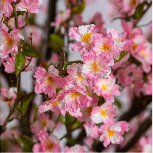Arbre japonais Cerisier artificiel fleuri - décoration d'intérieur - H.280cm rose