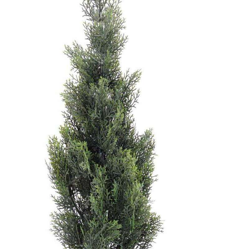 Arbuste artificiel Cyprès mini - intérieur extérieur - H.93cm vert