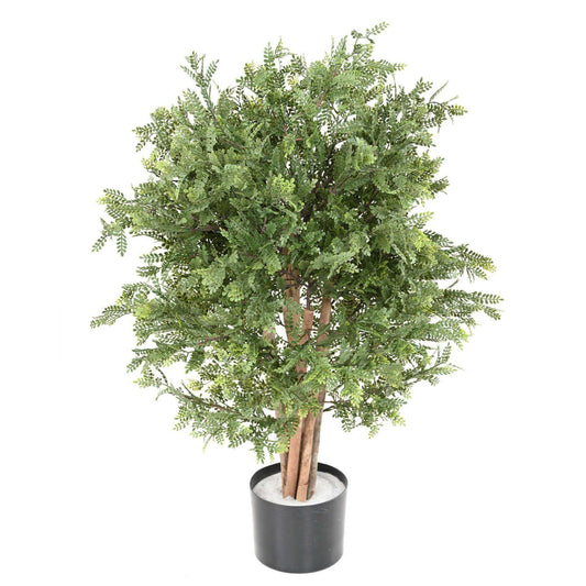 Arbuste artificiel Pistacia Chinensis UV résistant - plante d'extérieur - H.100cm