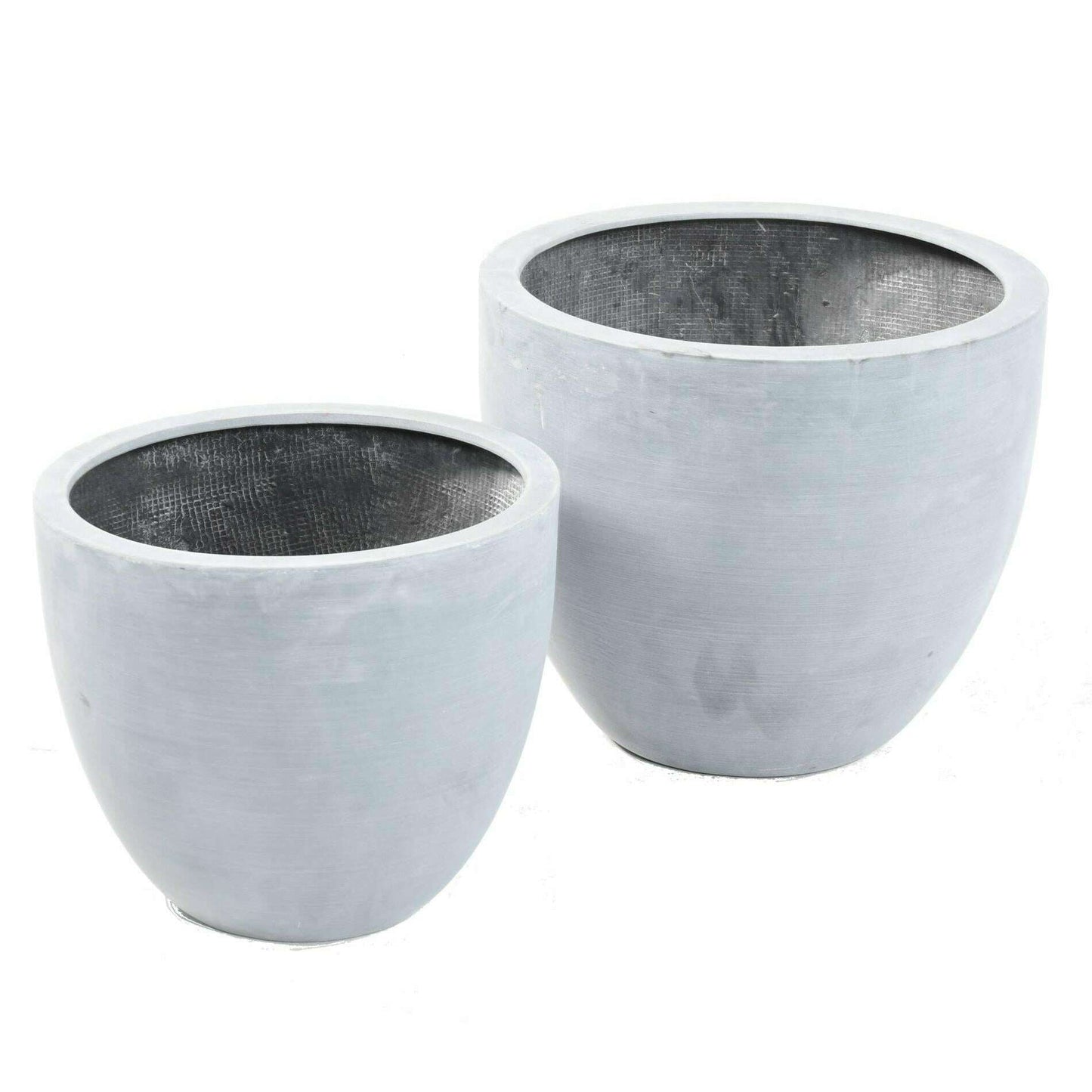 Bac pour fleur pot lotus - intérieur extérieur - H.73 x Ø.83cm gris Fiberstone