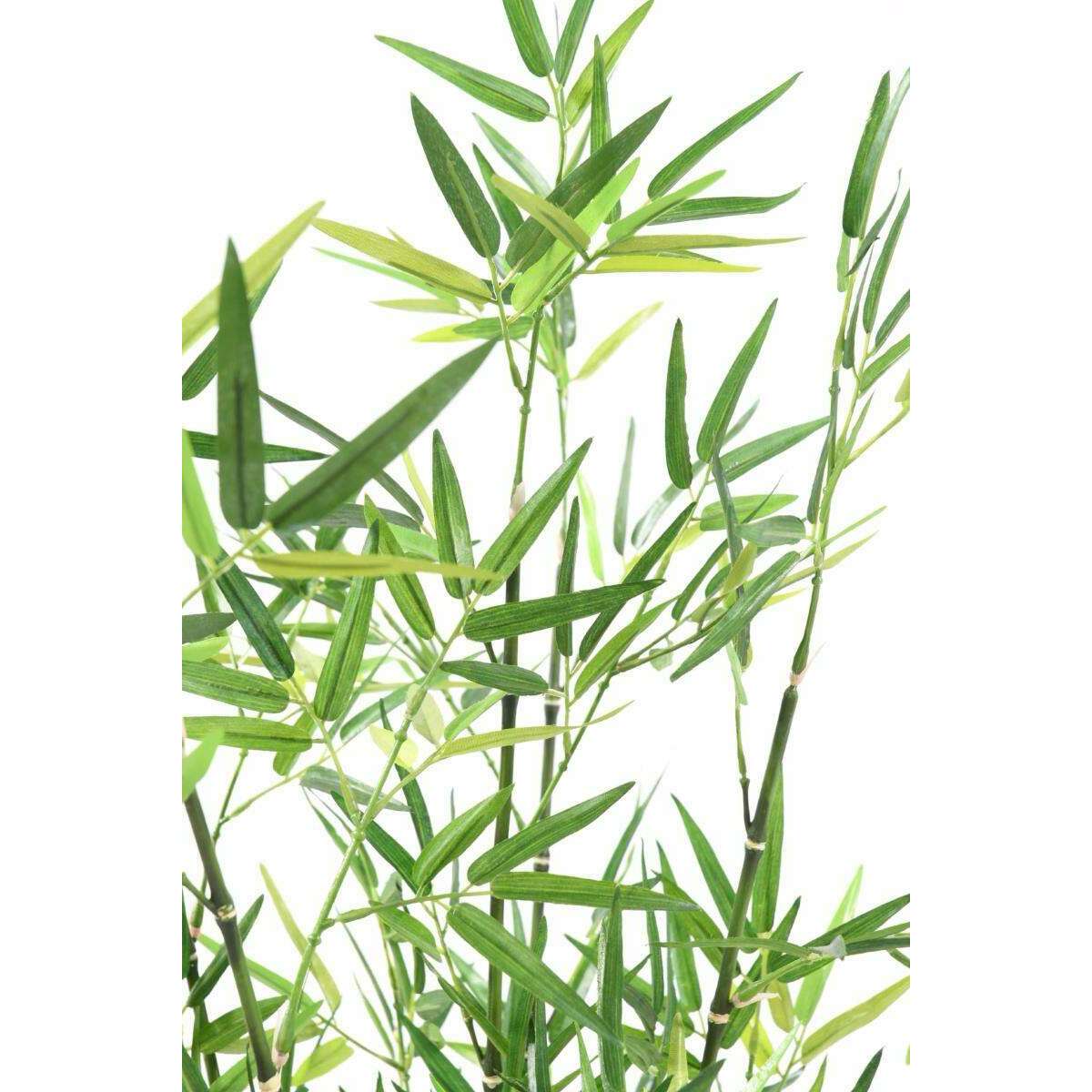Bambou artificiel arbuste cannes vertes - plante d'intérieur - H.90cm vert