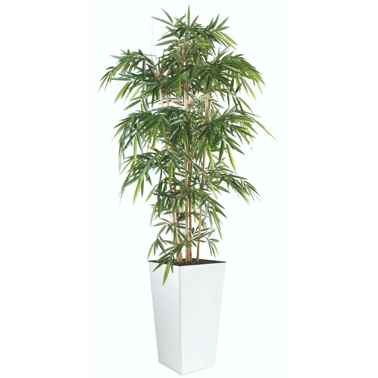 Bambou artificiel New UV résistant 6 cannes - extérieur balcon terrasse - H.120cm vert B