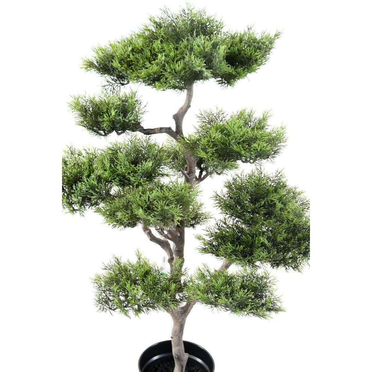 Bonsaï Pin Artificiel en Pot de 95cm - Arbre Artificiel Intérieur / Extérieur